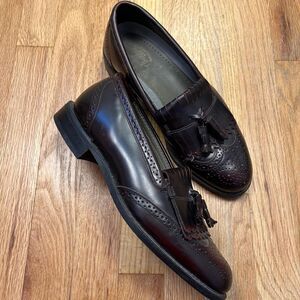 American-vintage  Dexter made in usa brogue Men's Burgundy penny Loafers